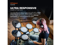 <b>Roland VQD106 V-DRUMS QUIET DESIGN Bateria Eletrónica E-Drum Ultra-Silenciosa</b> <b>Roland VQD106 V-DRUMS QUIET DESIGN Bateria Eletrónica E-Drum Ultra-Silenciosa</b>